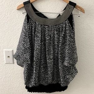 MaxMara Silk Beaded Sleeveless Top